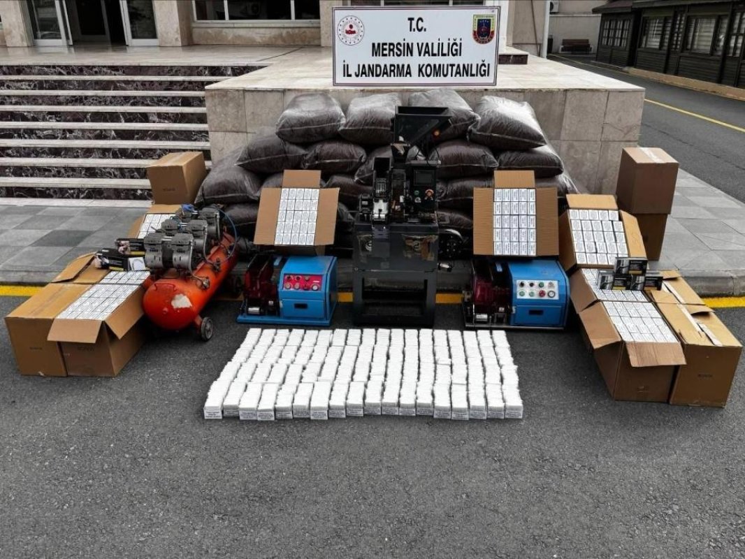 Mersin’de Sigara Kaçakçılığı Operasyonu