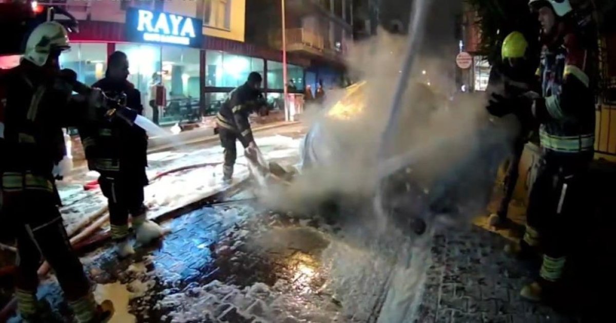 Elektrikli Araç Yangınına Müdahale