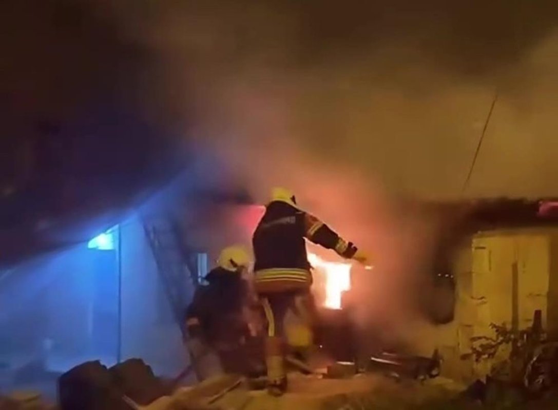 Evin Ambarında Çıkan Yangın Korkuttu