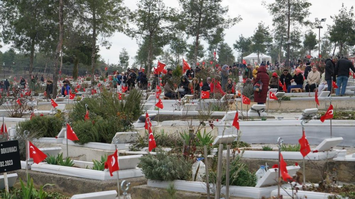 Deprem Şehitliğinde Nöbet