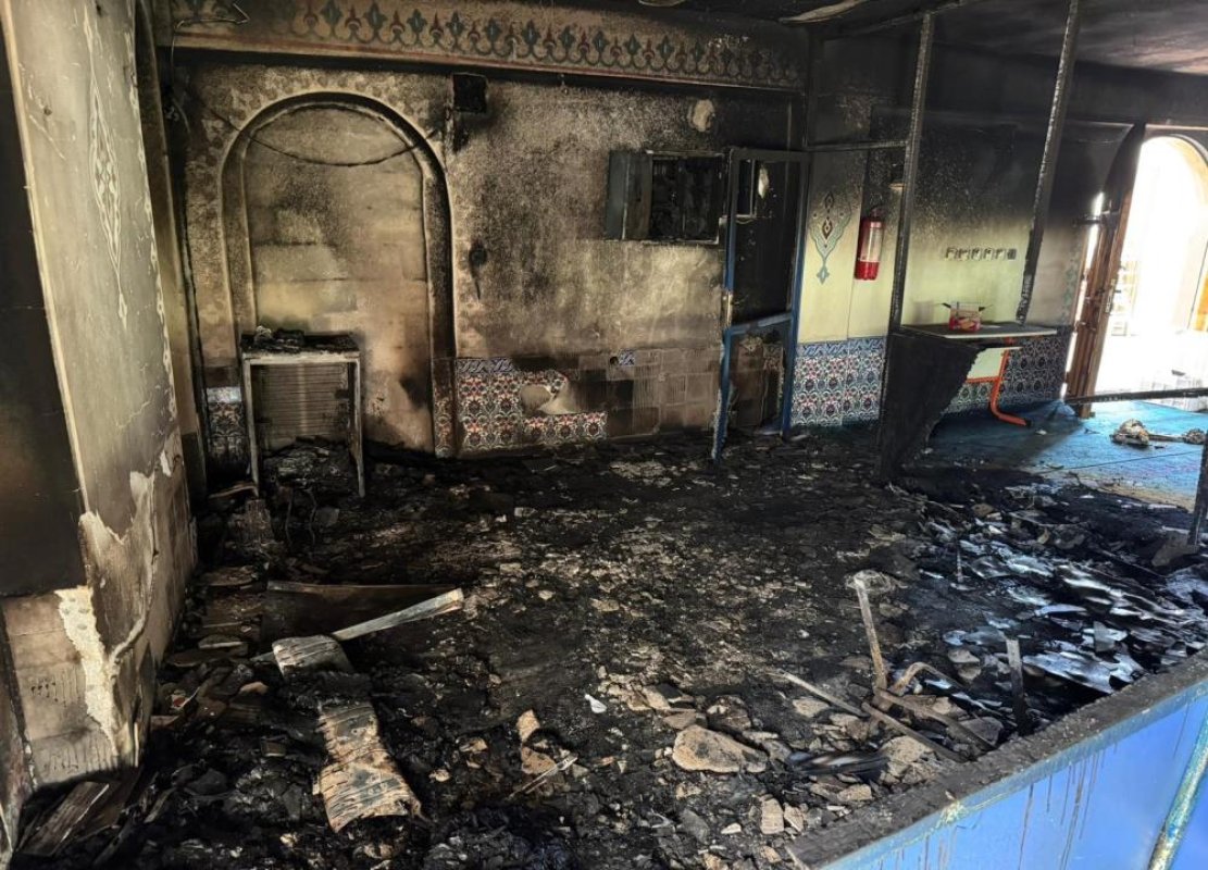 Mersin’de Camide Yangın