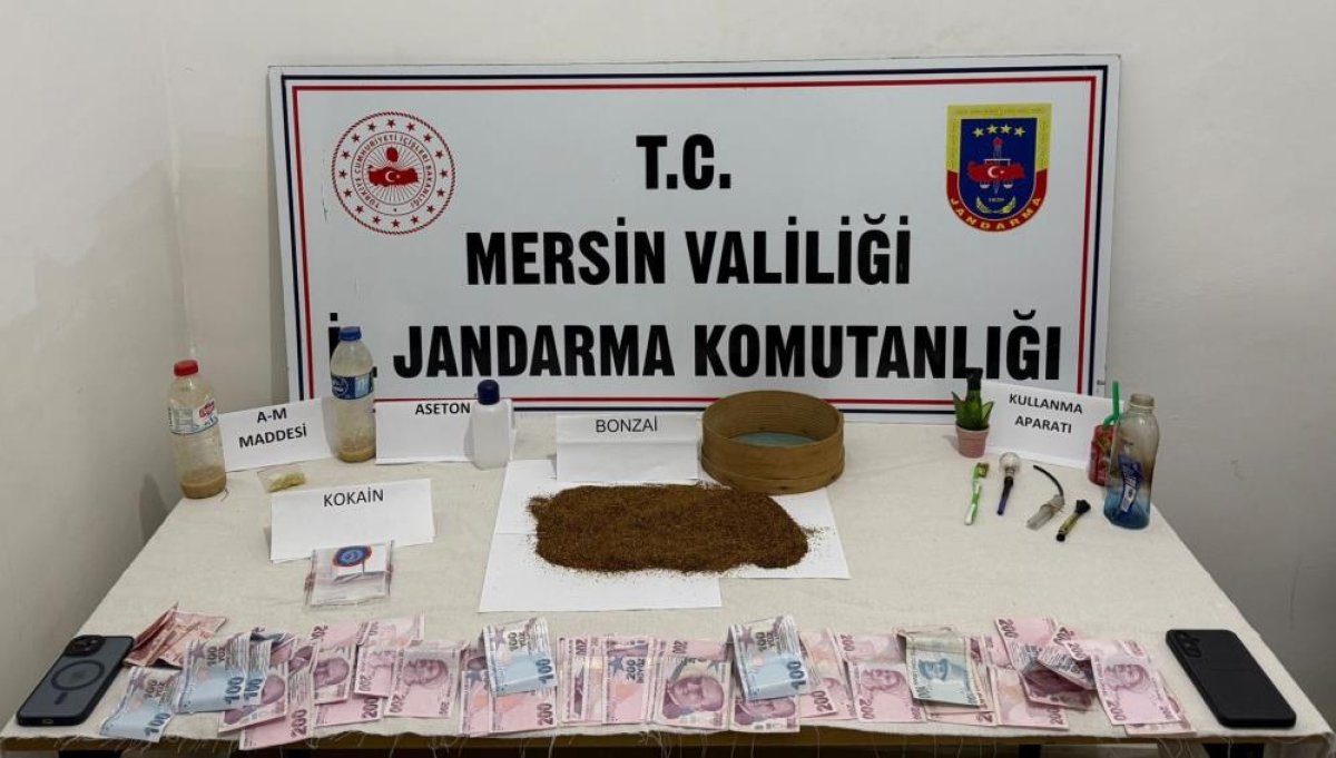 Mersin’de Uyuşturucu Operasyonunda 4 Yakalama