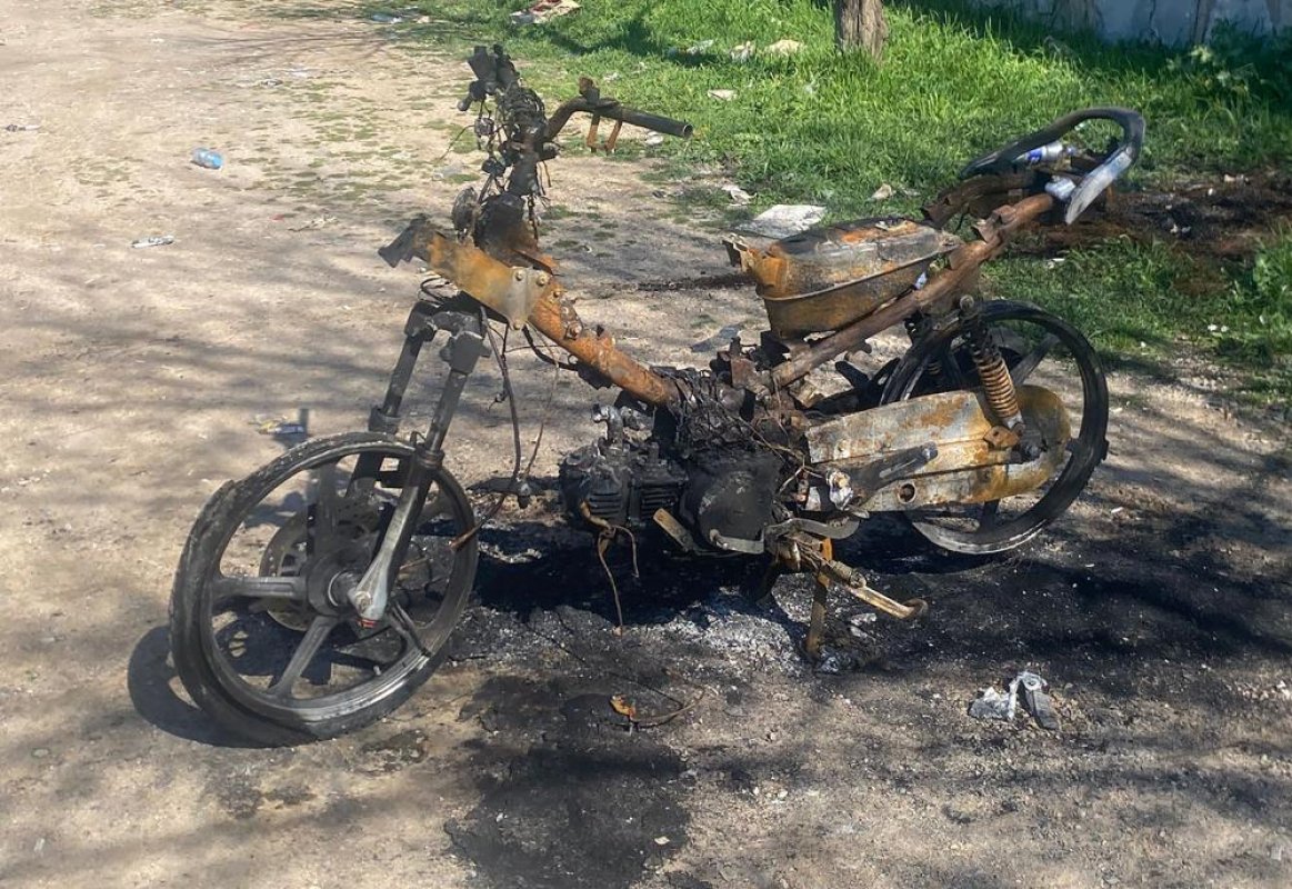 Motoruna 204 Bin TL Ceza Gelen Kişi, Motorunu Yaktı