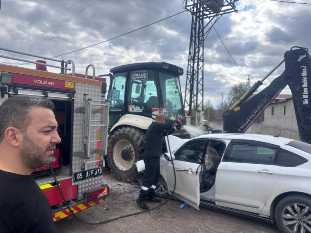 Van'da trafik kazası: 1 yaralı