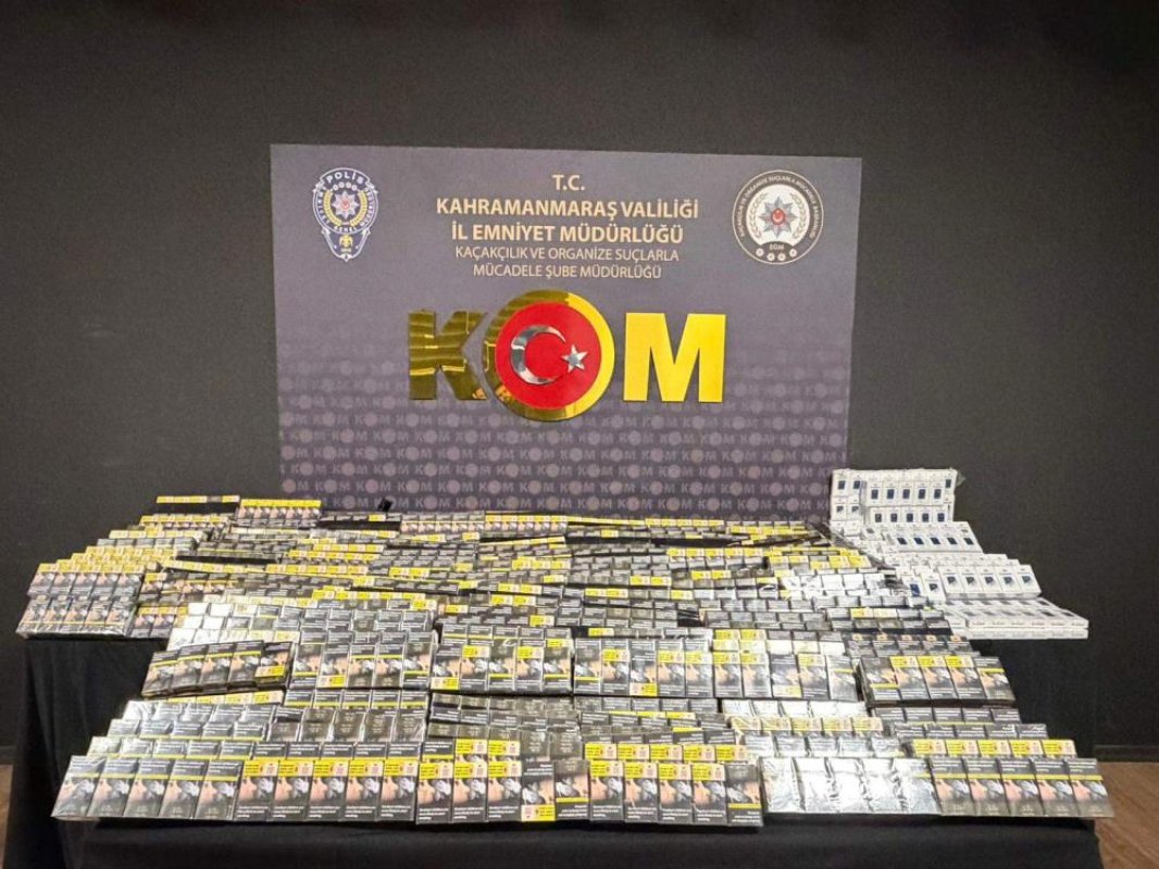 Kahramanmaraş’ta Kaçak Sigara Ve Tütün Operasyonu
