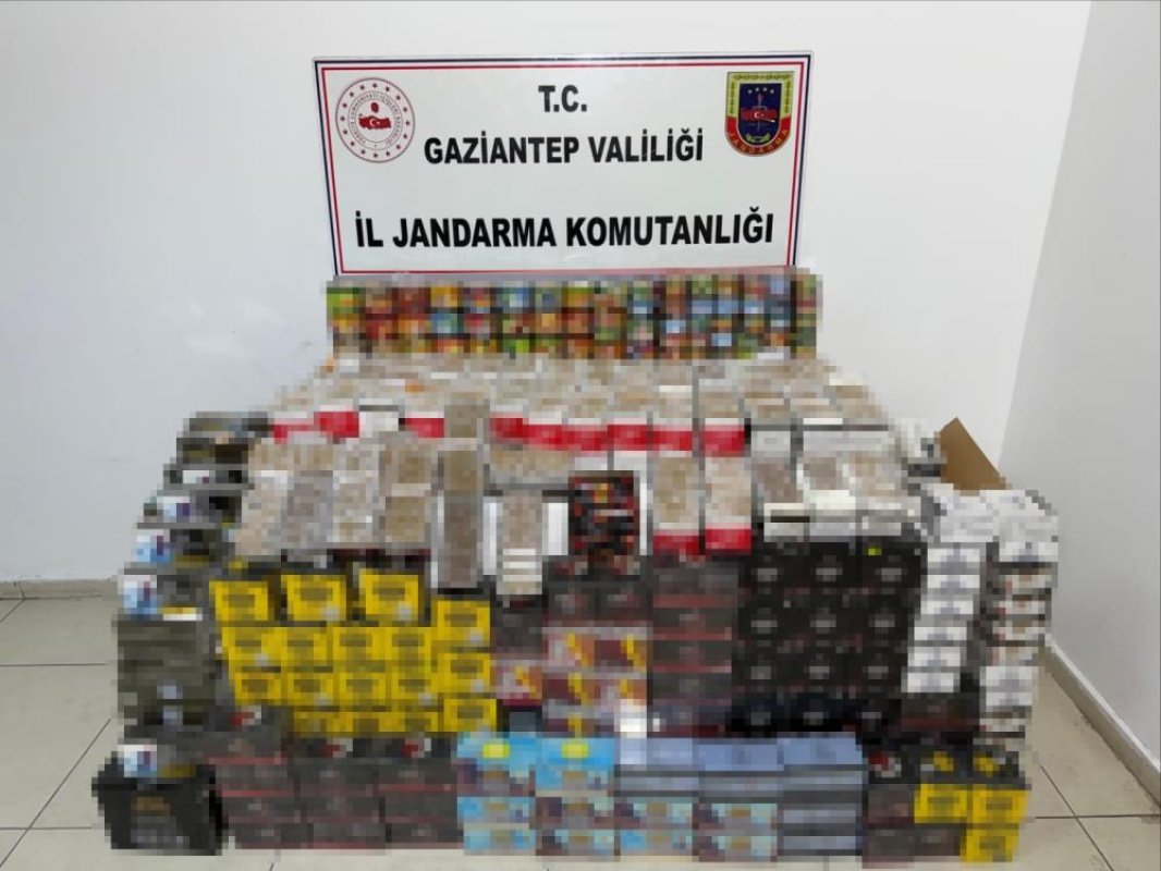 Gaziantep'te 1,8 Milyon TL Değerinde Kaçak Ürün Ele Geçirildi: 1 Gözaltı