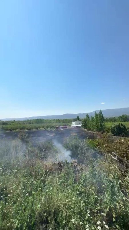 Mersin Mut'ta Yangın: 15 Dönüm Bahçe Zarar Gördü