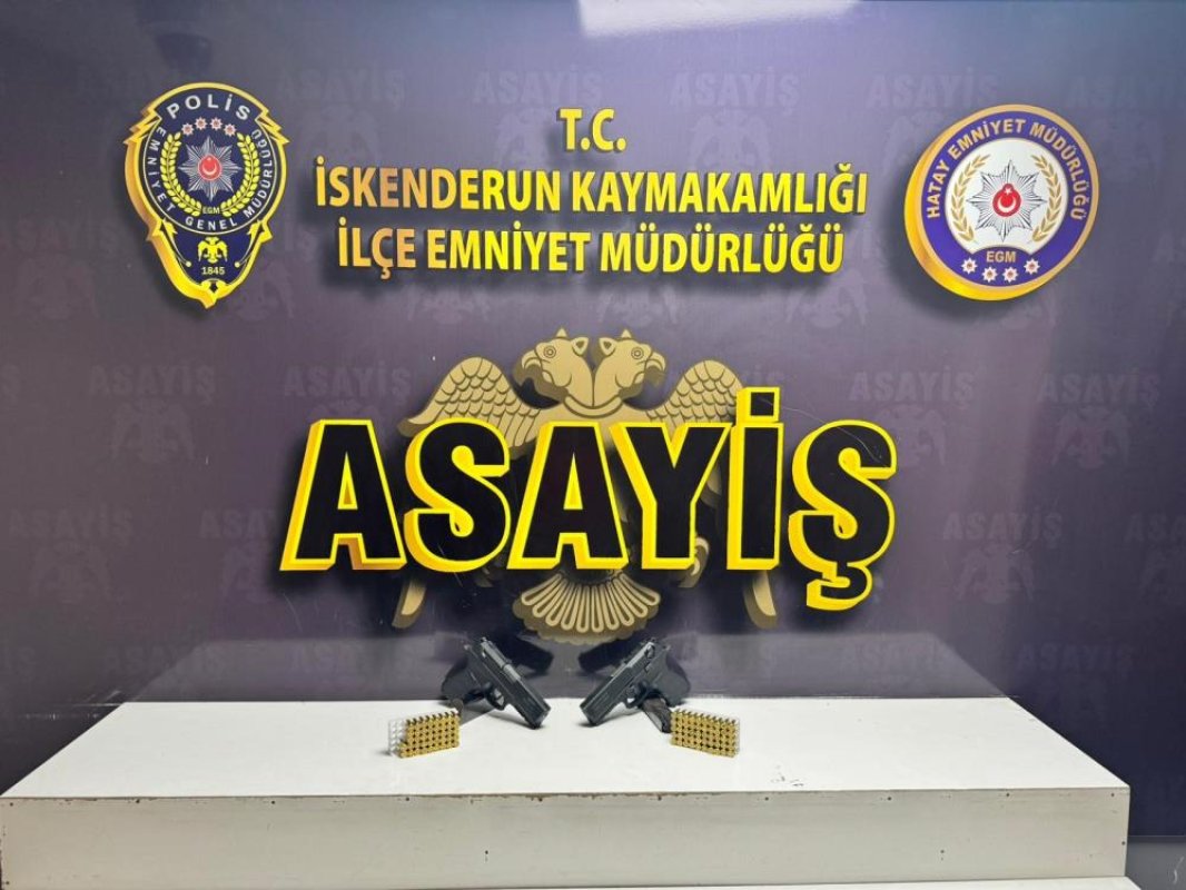 İskenderun’da Evinde Silah Yakalanan Şahıs Tutuklandı
