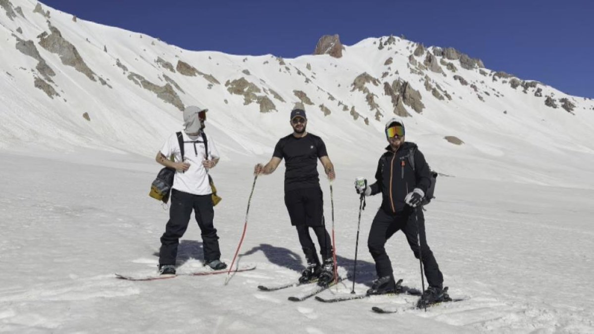 Haziran sonunda Erciyes’te kayak keyfi