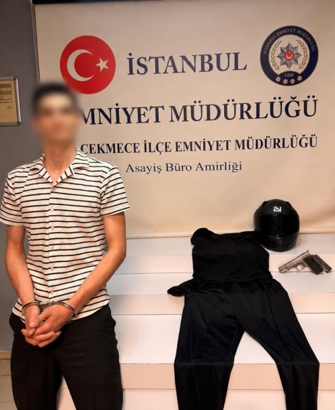 Küçükçekmece'de cinayet zanlısı 7 saatte yakalandı