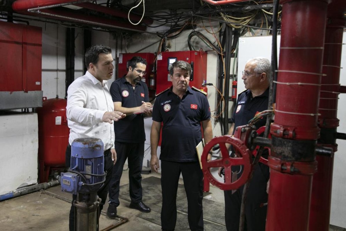 Mersin'de otellerde yangın güvenliği denetimi sürüyor