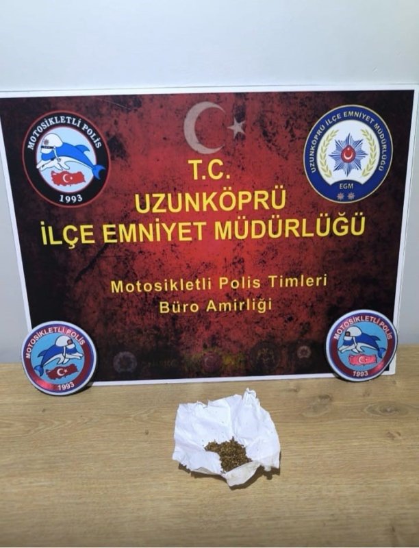 Uzunköprü'de Yunus timlerinden uyuşturucu operasyonu: 2 şüpheli hakkında işlem başlatıldı