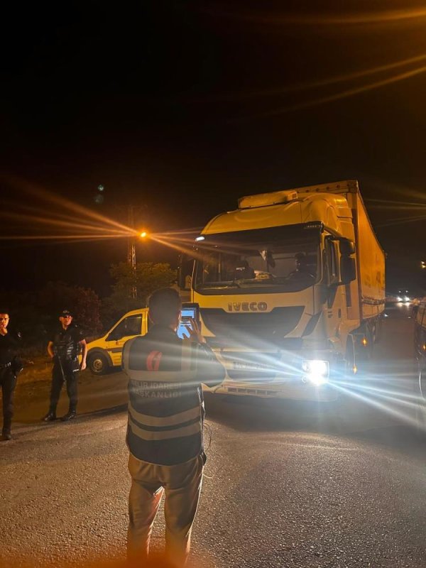 Zonguldak'ta ticari taşıtlara yönelik denetimlerde 87 araca ceza kesildi