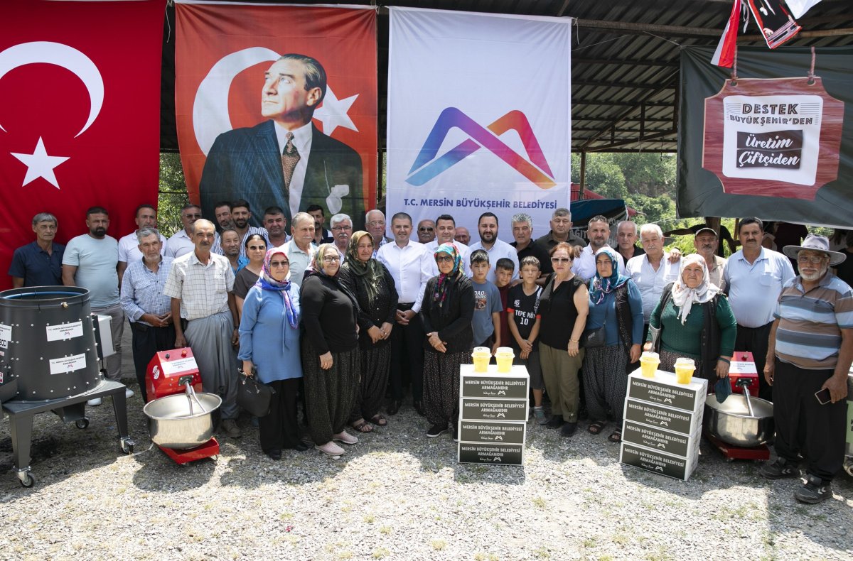 Mersin'de üreticiye çok yönlü tarım desteği