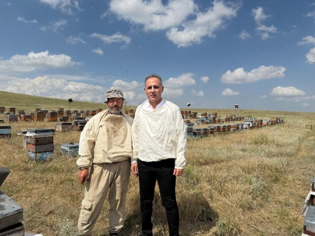 Tarım ve Orman Müdürü Aydın, Kars yaylalarında arıcılarla buluştu