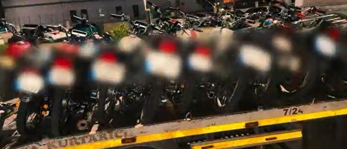 Gaziantep'te 754 motosiklet sürücüsüne 12 milyon TL ceza