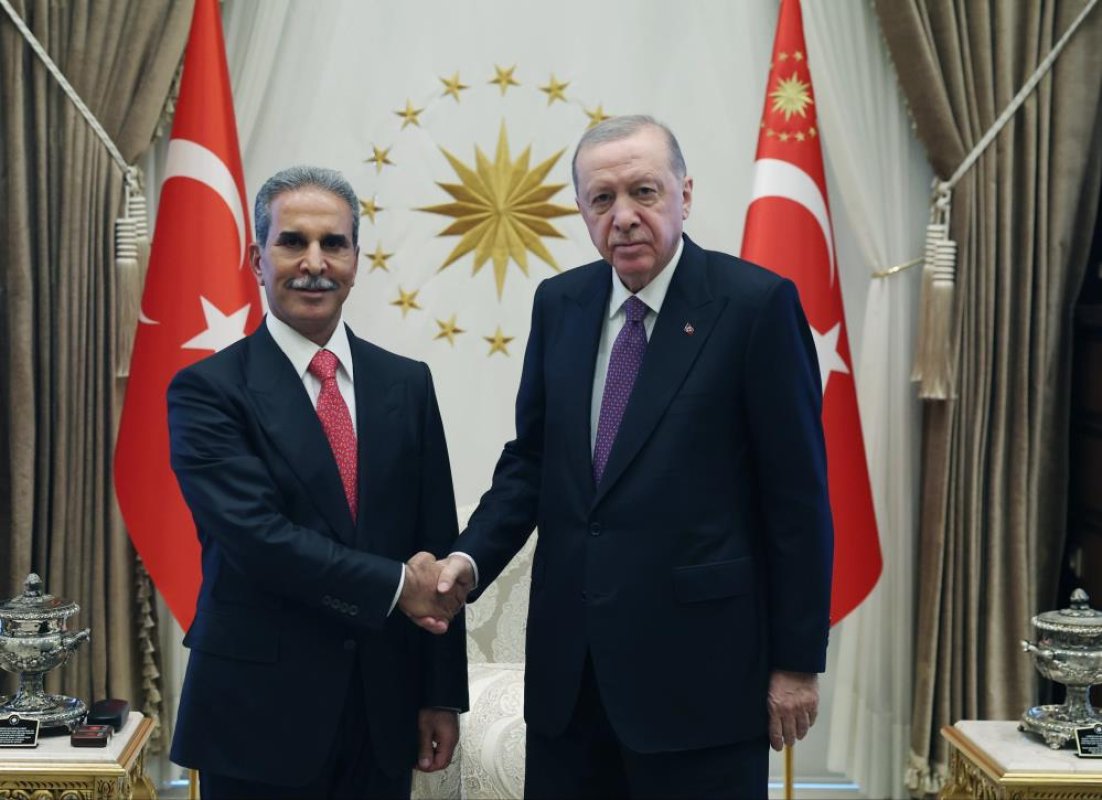 Cumhurbaşkanı Erdoğan Irak Yüksek Yargı Konseyi Başkanı Zeydan’ı kabul etti