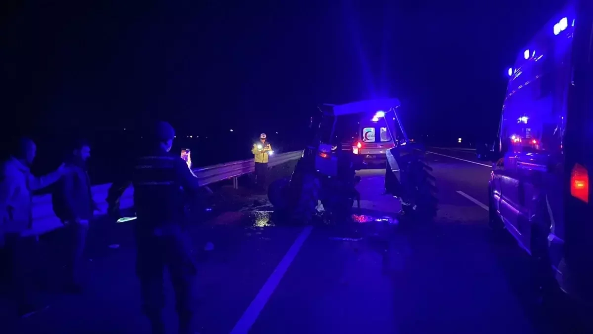 Adana’da Kaza: Traktör Parçalara Ayrıldı