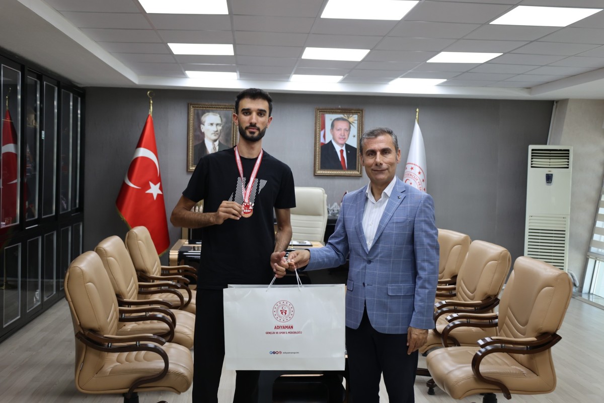 Adıyamanlı sporcu Barış Bozgun’dan Türkiye üçüncülük başarısı