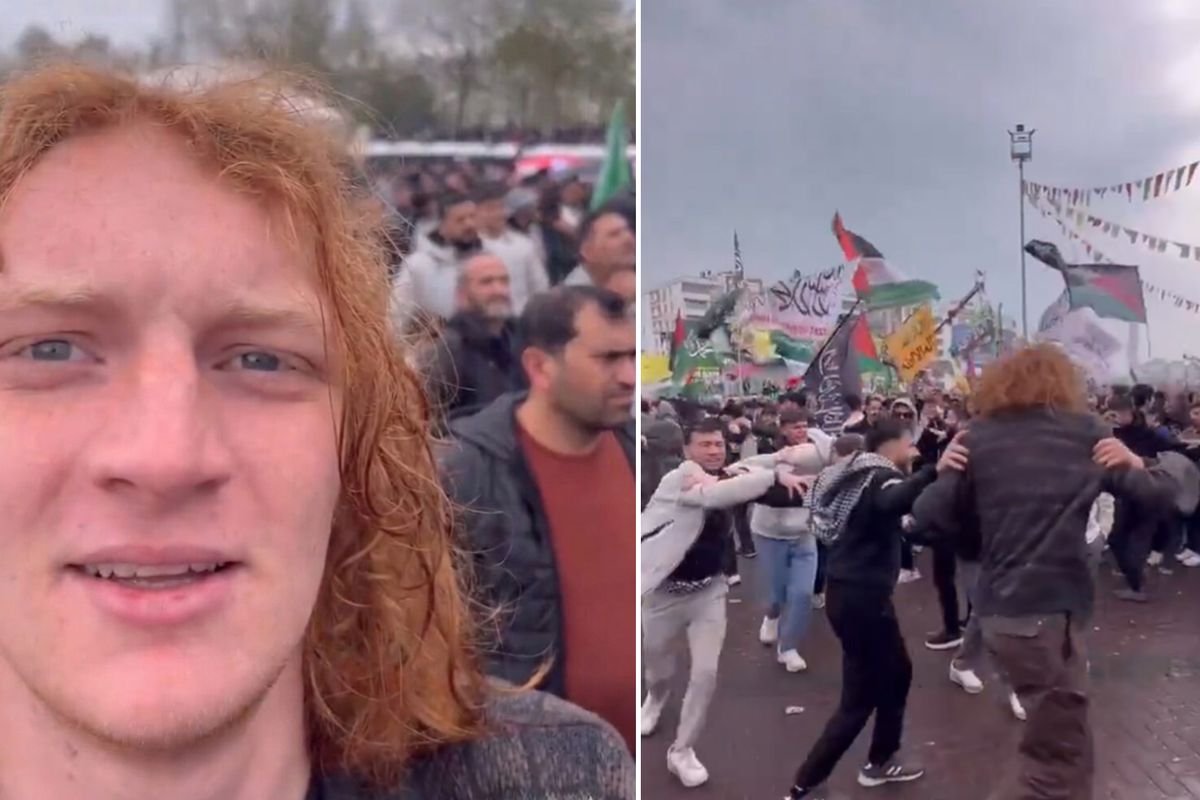 Amerikalı Gezgin Diyarbakır'da Protestonun Ortasında Kaldı