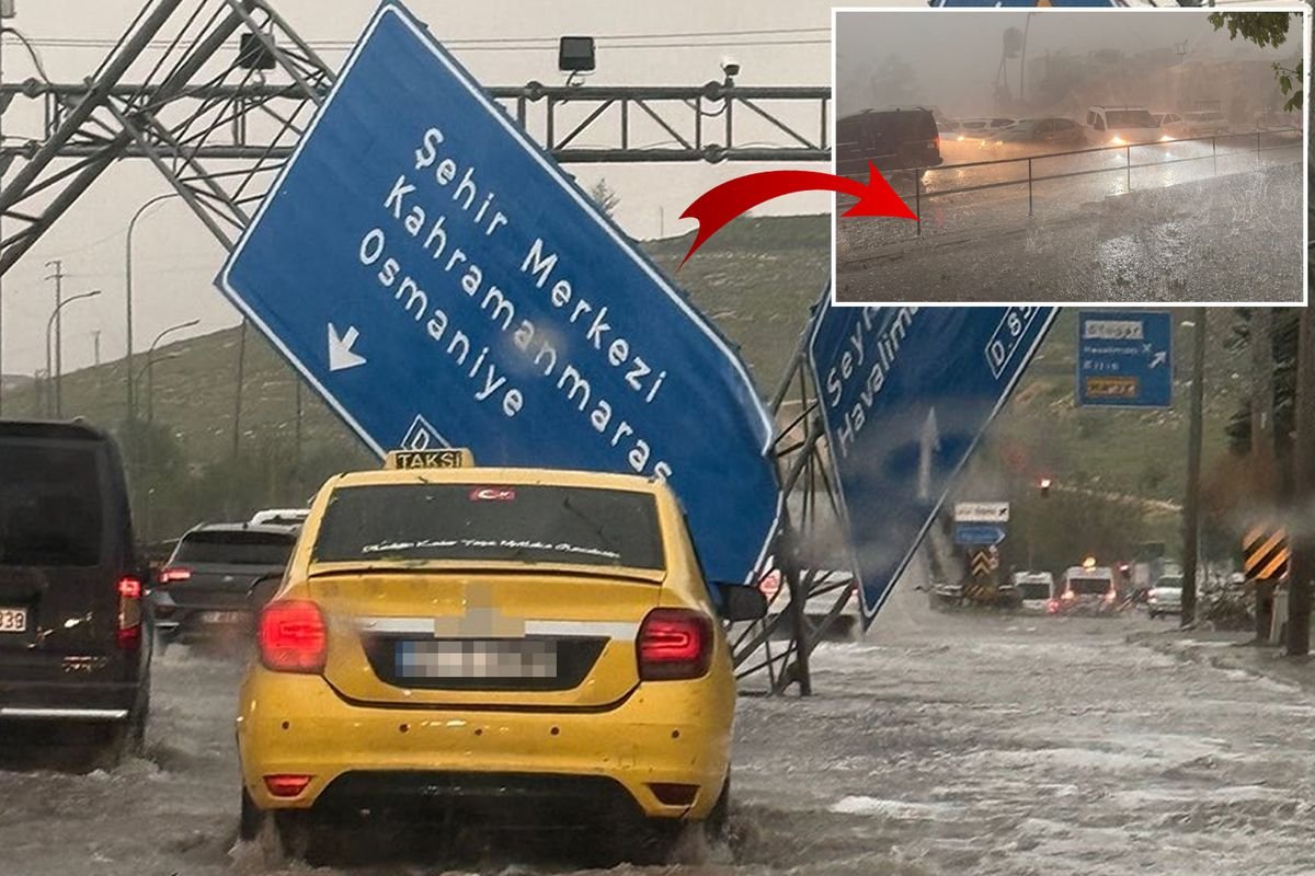 Gaziantep'i "Süper Hücre" Vurdu! 23 Kişi Yaralandı, Okullar Tatil Edildi