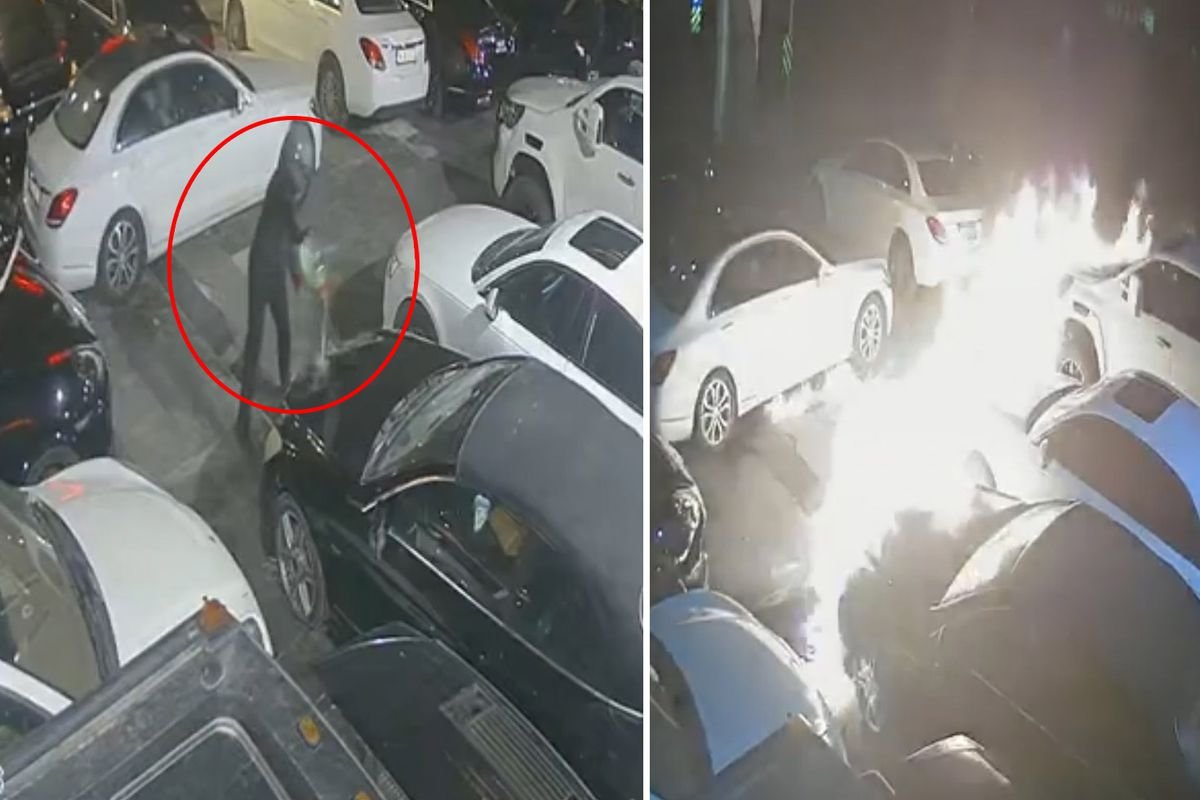 İstanbul'un Göbeğinde Dehşet: 100 Milyonluk Araçları Benzin Döküp Yaktılar